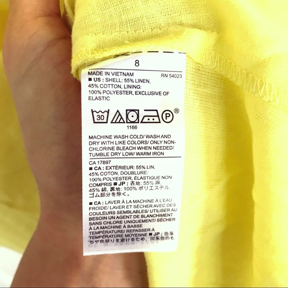 🍋 BANANA REPUBLIC CITRON RUFFLE MAXI DRESS! - Picture 16 of 16